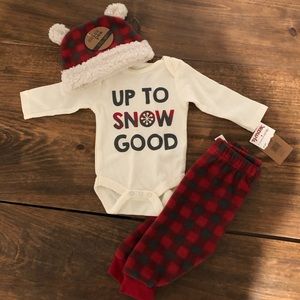 Boys chick pea 3 pc set size 0-3 months